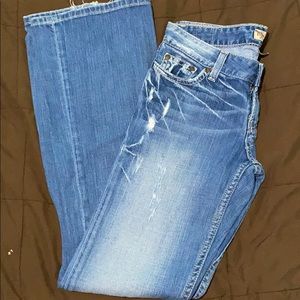 Distressed BKE Jeans - Madison size 27x33 1/3